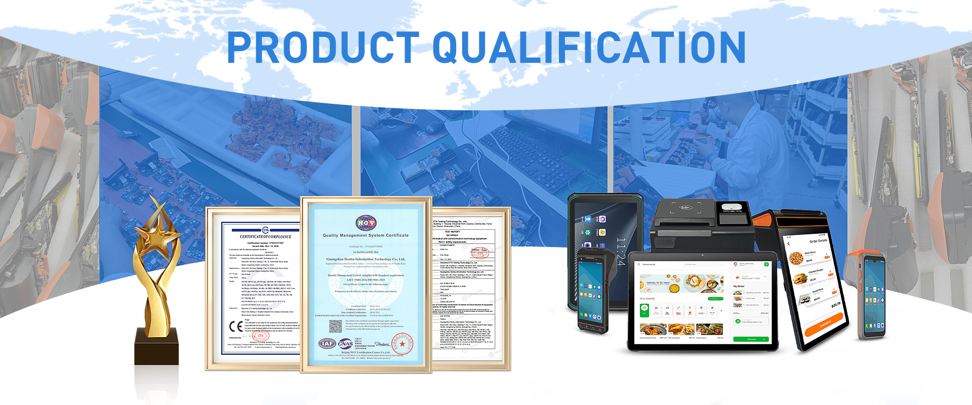 qualité Borne de paiement usine
