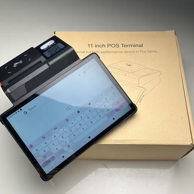 Android 13 Terminal de point de vente sans fil 6400mAh Batterie NFC Terminal de point de vente 11 pouces