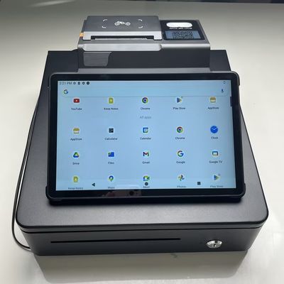 Système de point de vente basé sur une tablette 4G 4GB RAM avec imprimante 80 mm
