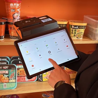 Android 13 Tablet POS WiFi Android POS Tablet 11 pouces avec rouleau de papier d'imprimante 80 * Dia60 Max