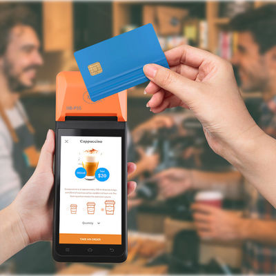 5.5 pouces POS mobile 4G / WiFi / Bluetooth POS Android portable avec imprimante