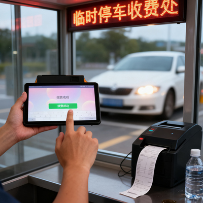 HANBU HB-P11 Tablet POS Terminal 11-Inch Large Screen + 80mm Dedicated Printing Dual SIM 4G + GPS 6400mAh Long Battery Life All-in-One for Catering & Retail