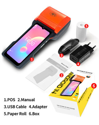 Handheld POS Terminal with 6.5 Inch Touch Screen Bluetooth and USB Connectivity Smart POS for Retail and Hospitality