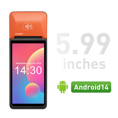 Android 14 Handheld Bill Printing Machine 6 Inch POS For Retail Store