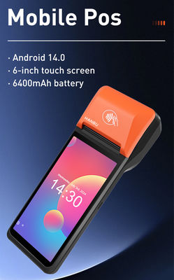 Android 14 Terminal de point de vente portable 5,99 pouces Bluetooth Point de vente 3 Go de RAM 32 Go de ROM