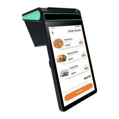 Appareil de point de vente personnalisé Android tout en un avec scanner d'empreintes digitales