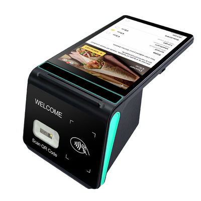 Terminal de point de vente 4G Wifi / Bluetooth Terminal de point de vente portable de paiement équipé d'une batterie au lithium