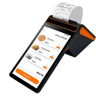 Terminal de carte Android 8 pouces 4G 16 Go POS portable pour les restaurants et le commerce de détail