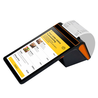 3.8V 6400mAh Batterie POS mobile personnalisé POS Terminal Android orange