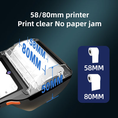 La machine de facturation de point de vente portable Bluetooth Android 14 est une machine de facturation de point de vente portable de 6,5 pouces