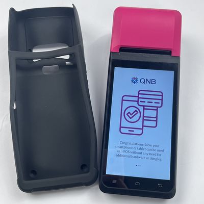 Wifi / 4G Android Smart POS personnalisé pour les restaurants mobiles avec imprimante intégrée
