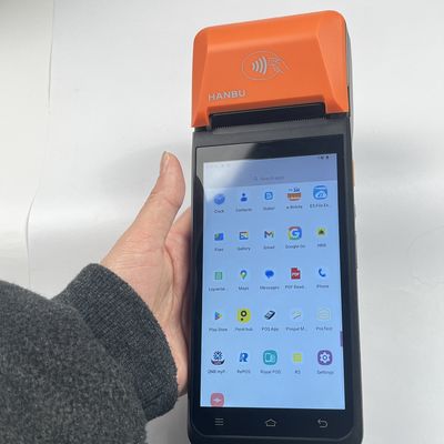 SC9863 Processeur Appareil POS mobile orange avec imprimante
