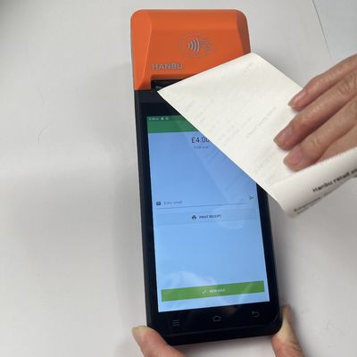 Terminal de point de vente Android mini personnalisé 4 Go 64 Go Smart Restaurant POS avec batterie de 7,6 V 3200 mAh