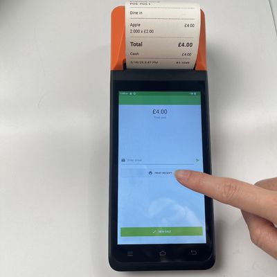 Appareil de point de vente portable 70 mm/s avec imprimante