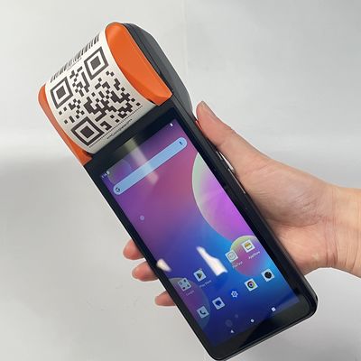Système de point de vente mobile Wi-Fi Android 14 Payment POS personnalisé avec batterie de 3,8 V 6400 mAh