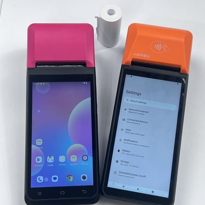 Android 14 Smart POS 6 pouces Smart Android POS personnalisé pour le restaurant