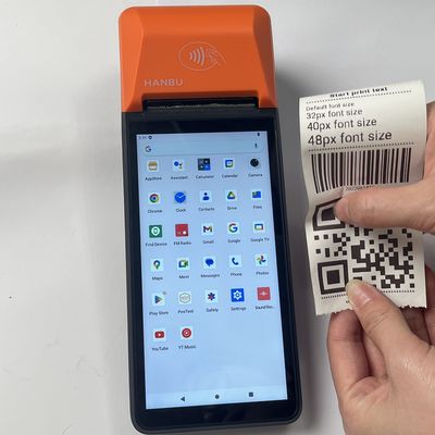 32 Go de stockage POS mobile NFC Point de vente Terminal POS 5,5 pouces