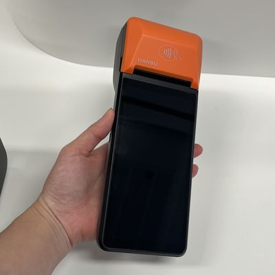 Imprimante de reçus de terminal de 58 mm Système de point de vente mobile de 64 Go avec imprimante et caméra arrière de 5 MP