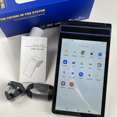 Appareil de point de vente personnalisé Android tout en un avec scanner d'empreintes digitales