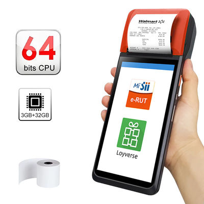 Android 12 / Android 14 est une machine de terminal de point de vente de 5,99 pouces.