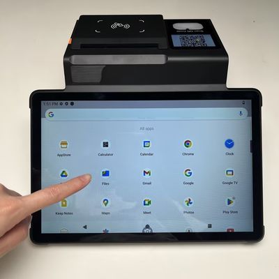 Terminal de paiement NFC Android 13 POS Terminal de paiement 11 pouces avec SDK gratuit et imprimante thermique 80 mm