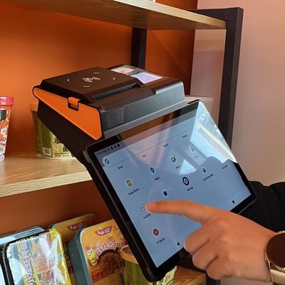 Terminal de paiement Android Appel vocal pris en charge Terminal de carte de crédit sans fil Pour le commerce de détail