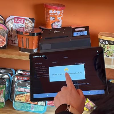 4-Core * 2.0GHz CPU Payment Terminal with 6400mAh Battery and Technical Support