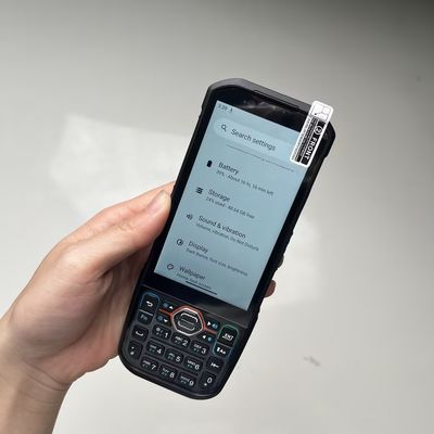 Terminal portable certifié GMS Android 13 Scanner portable Pda 6 Go de RAM avec caméra arrière de 20 MP