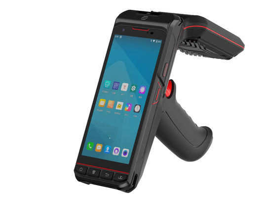 5.5 pouces RFID Scanner de téléphone 20M Distance Rugged Scanner de code à barres portable 902MHz - 928MHz