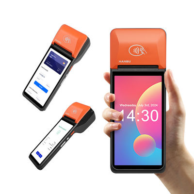 3 Go de RAM 16 Go de Rom POS Smart Terminal 8 pouces GPS POS machine avec 58 imprimante thermique
