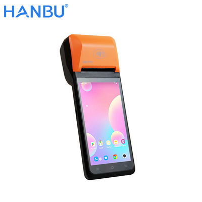 SC9863 Processeur Appareil POS mobile orange avec imprimante