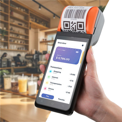 Terminal de point de vente Android mini personnalisé 4 Go 64 Go Smart Restaurant POS avec batterie de 7,6 V 3200 mAh