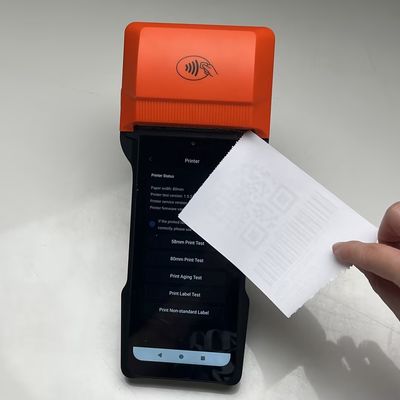 Écran tactile Système de point de vente au détail Orange Point de vente sans fil Système avec scanner en option