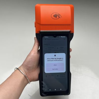 Système de point de vente au détail Bluetooth 3 Go de RAM Système de point de vente sans fil 6,5 pouces Avec résolution 1600 * 720 IPS