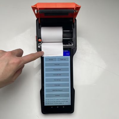 6.5 pouces Mini Android Swipe Machine OEM Android POS portable avec imprimante intégrée