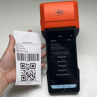 Systèmes de point de vente Wifi sans fil Portable POS Terminal 6,5 pouces pour le commerce de détail
