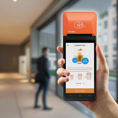 6 pouces Smart POS appels vocaux pris en charge Android POS machine de facturation personnalisée