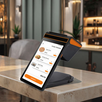 Equipement de point de vente portable orange personnalisé avec 8 cœurs * 1.6GHz CPU