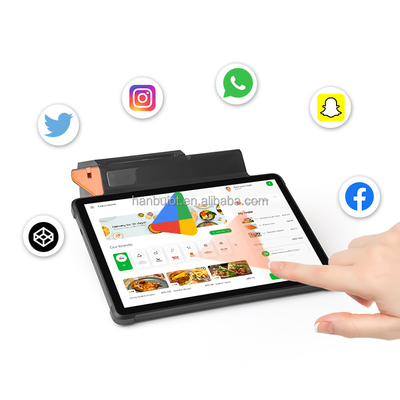 11 Inch Android POS Terminal with 6400mAh Battery and Thermal Printer