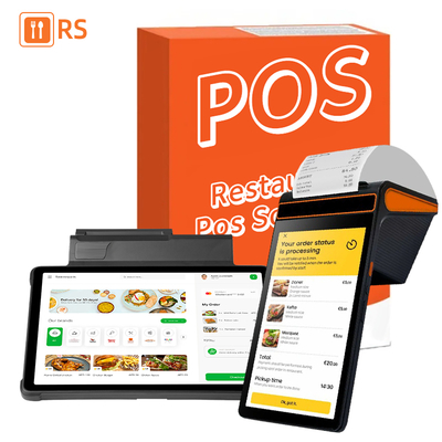 Hanbu 8 Inch Android 12 Handheld POS Terminal with 40mm Printer