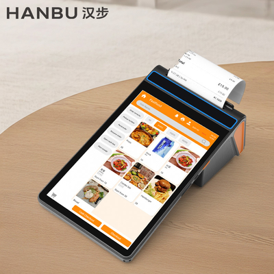 Hanbu 8 Inch Android POS Terminal with 58mm Printer and 6400mAh Battery