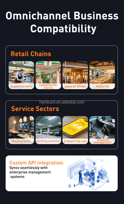 Android POS Terminal with 8 Inch Screen and 80mm Printer