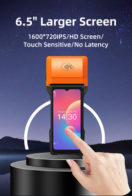 Hanbu Handheld POS Terminal with 6.5 Inch Touch Screen 8-core CPU and 2D Scanner for Retail and Hospitality