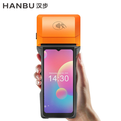 Hanbu Handheld POS Terminal with 8-core CPU 2D Scanner and Customizable OS Android 14 Smart POS