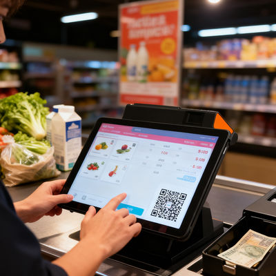 HANBU HB-P11Pro Professional POS Terminal Android 13.0 + 4-Core RK3562 Dual-Band WiFi + Multi-Interface Expansion 12V Fast Charging First Choice for Large Supermarkets & Catering