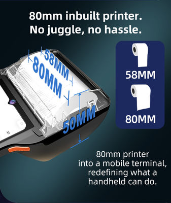 6.5 Inch Handheld POS Terminal with Bluetooth USB Wi-Fi Android 14 and 8-core CPU